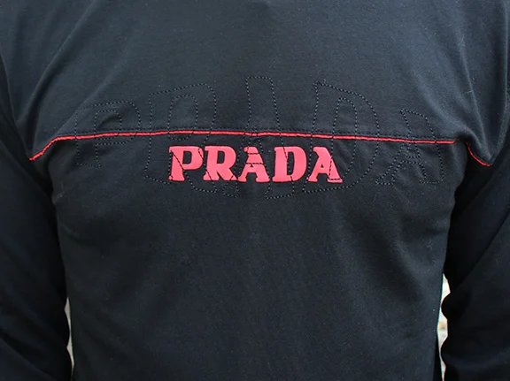 トップス 90s prada long tee (s) black 90s prada long tee (s